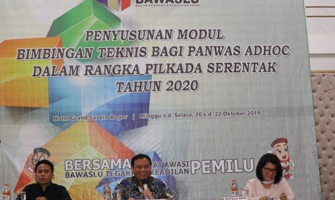 Tingkatkan Kapasitas Kerja, Bawaslu Susun Modul Bimtek Pengawas Ad hoc