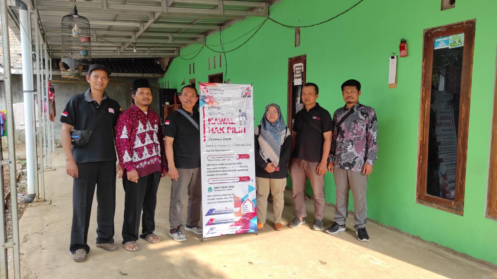 Kunjungi Calon Lokasi TPS, Panwascam Jambu Pastikan Lokasi Memenuhi Syarat