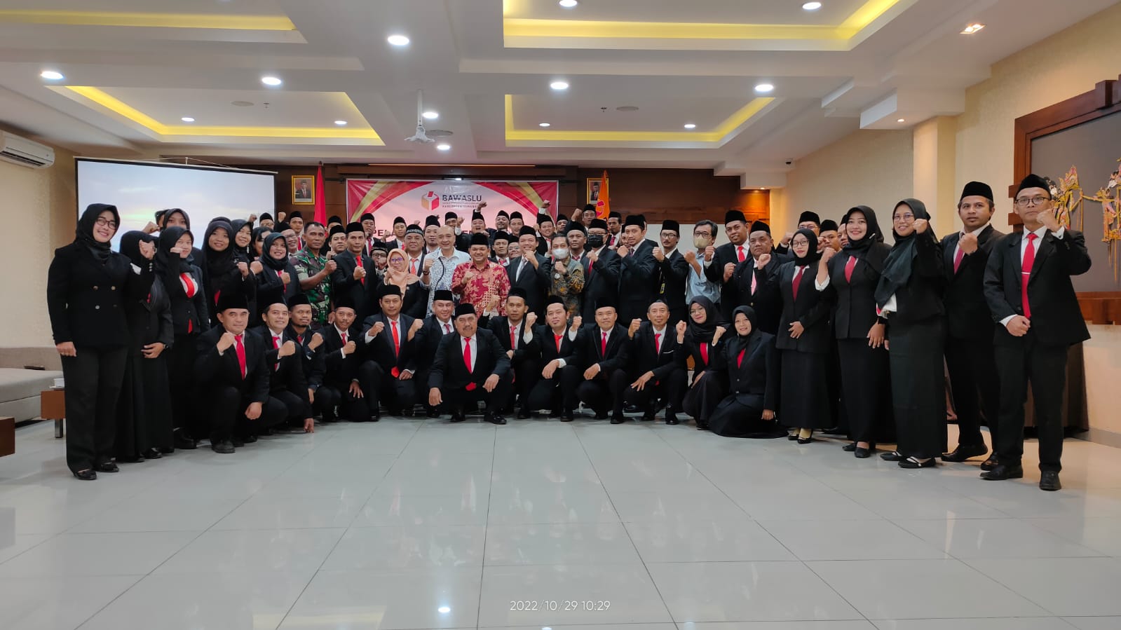 57 Panwascam Se-Kabupaten Semarang Resmi Dilantik, Bawaslu Tegaskan Jaga Integritas