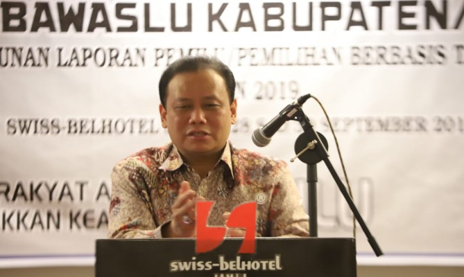 Ketua Bawaslu RI Abhan, Minta Perekrutan Pengawas Ad Hoc Transparan dan Profesional
