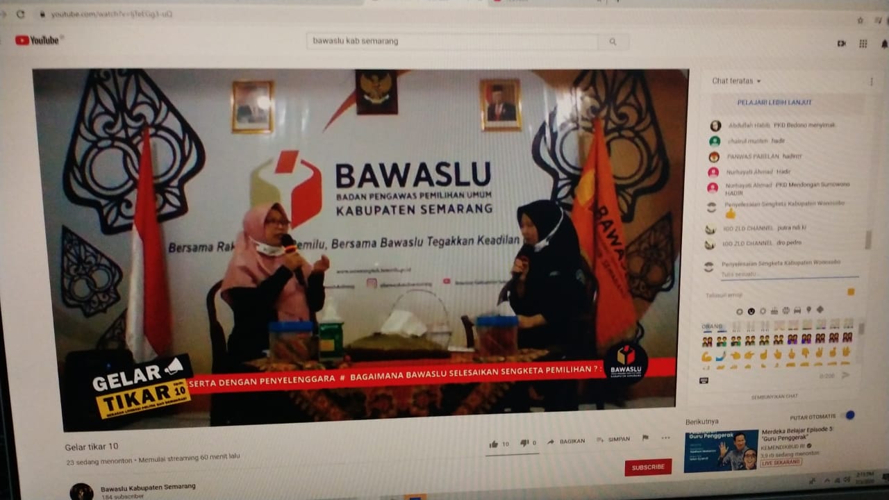 Urgensi dan Kontribusi Mayarakat Dalam Penyelesaian Sengketa Proses Pemilihan