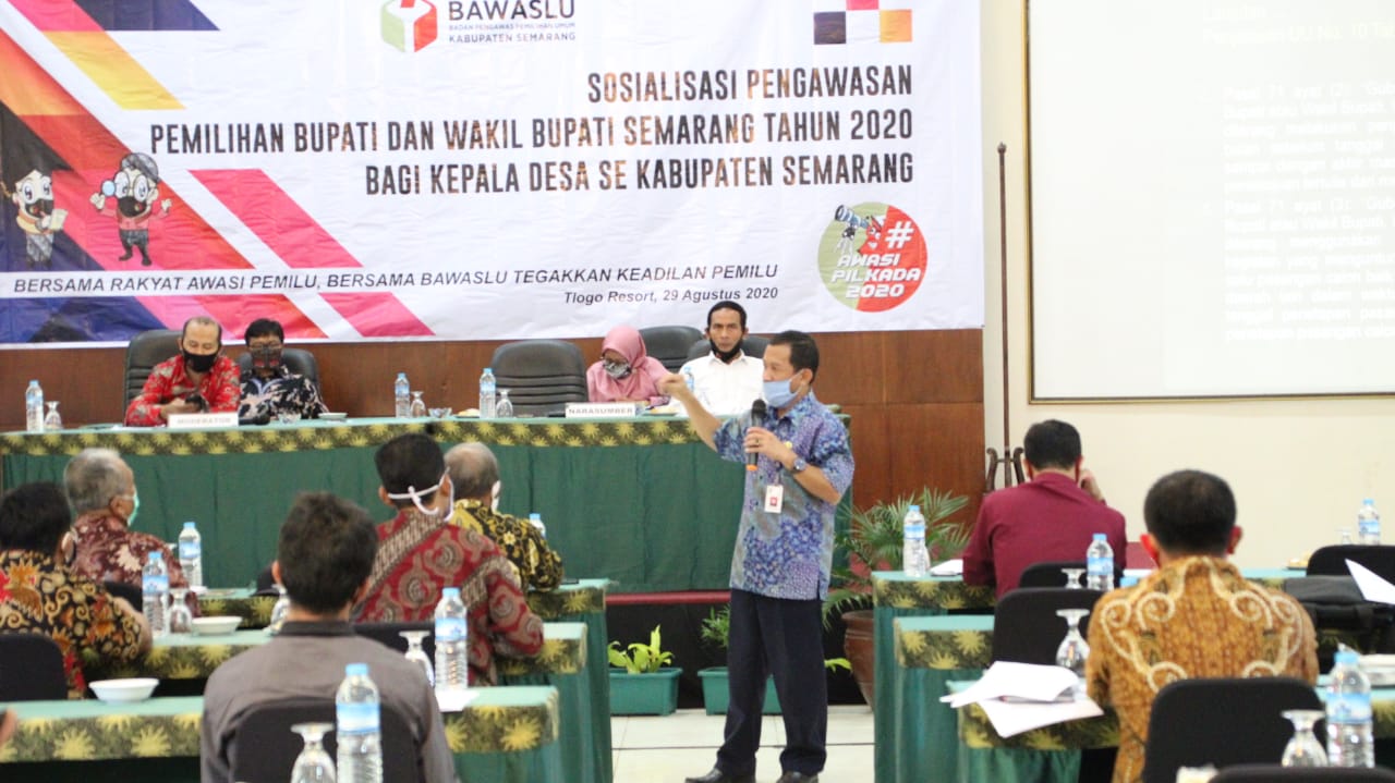 Kades Terima Sosialisasi Pengawasan Pilbup Semarang