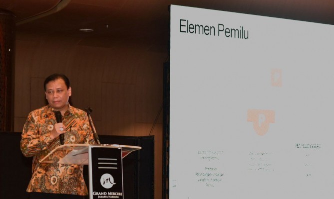 Abhan Ketua Bawaslu RI, Jabarkan Empat Elemen Penentu Kesuksesan Pemilu