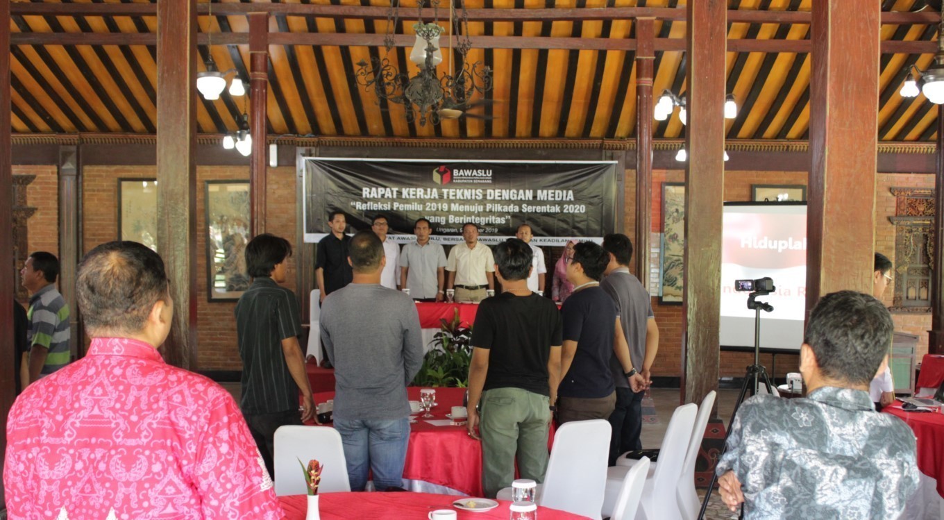 Perkuat Soliditas, Bawaslu Gandeng Media Sebarkan Informasi
