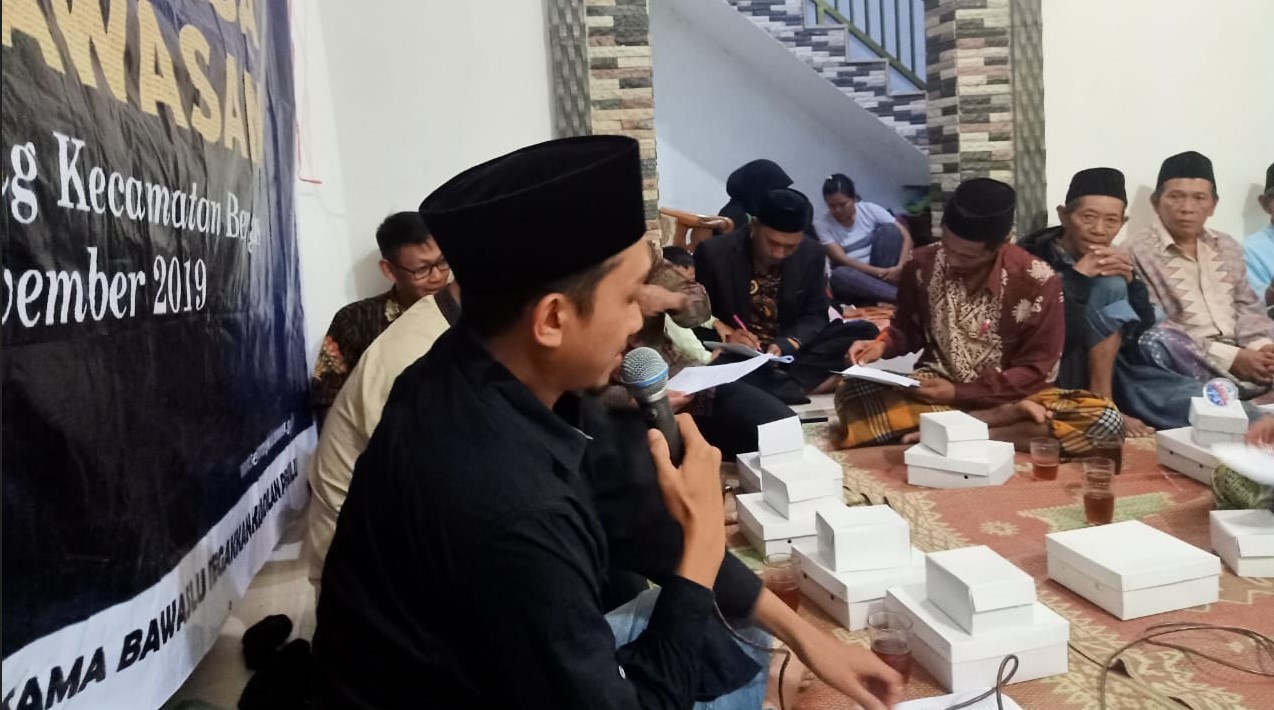 Menggali Informasi Nilai-Nilai Pengawasan di Dusun Krajan, Bawaslu Sadarkan Bahaya Politik Uang.