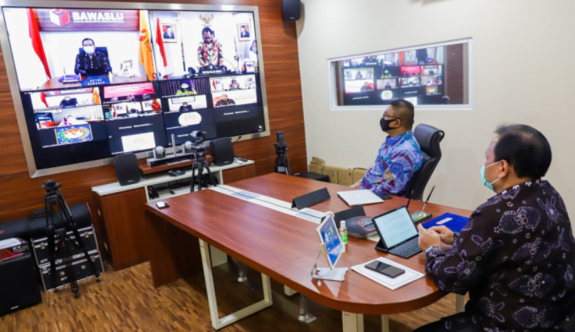 Lima Pimpinan Lembaga Teken SKB Pedoman Pengawasan Netralitas ASN untuk Pilkada 2020