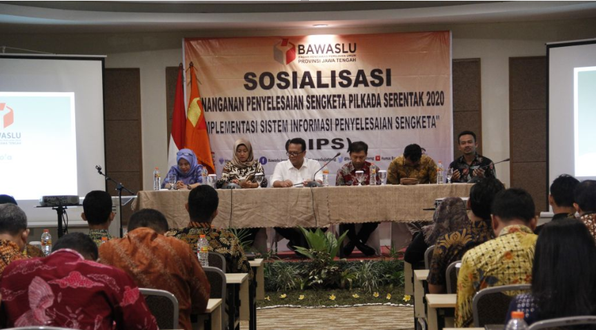 Bawaslu Jawa Tengah Gelar Sosialisasi Penanganan Sengketa Pilkada