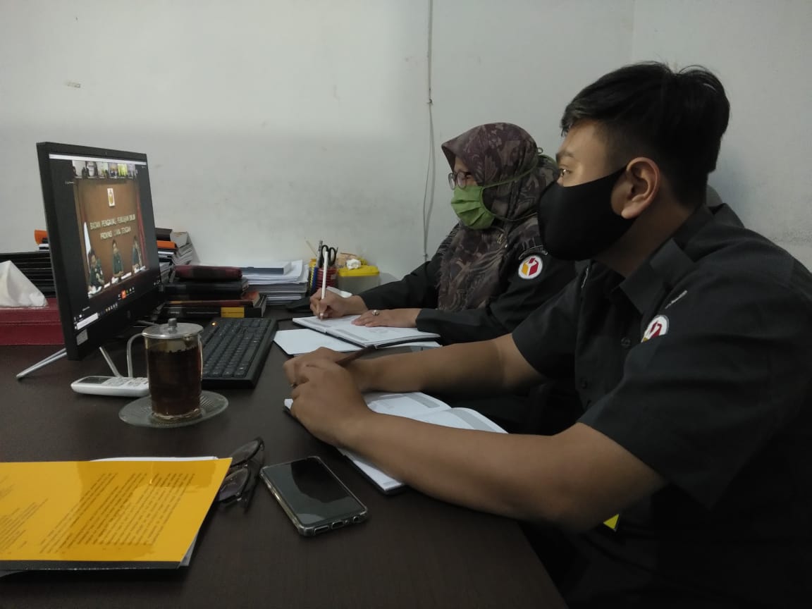 Bawaslu kabupaten Semarang Ikuti Vicon, Bahas Penyelesaian Sengketa dan SKPP Daring