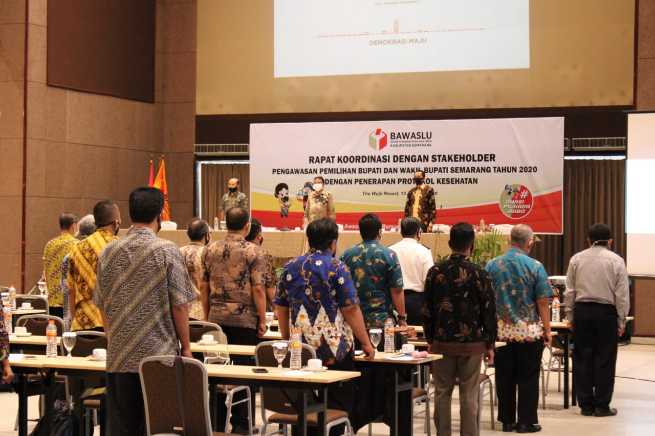 Bawaslu Siap Awasi Pilbup Semarang Dengan Patuh Protokol Kesehatan