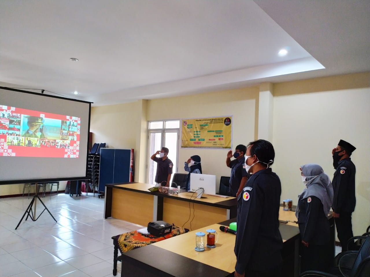 Ikuti Upacara Kemerdekaan Secara Virtual