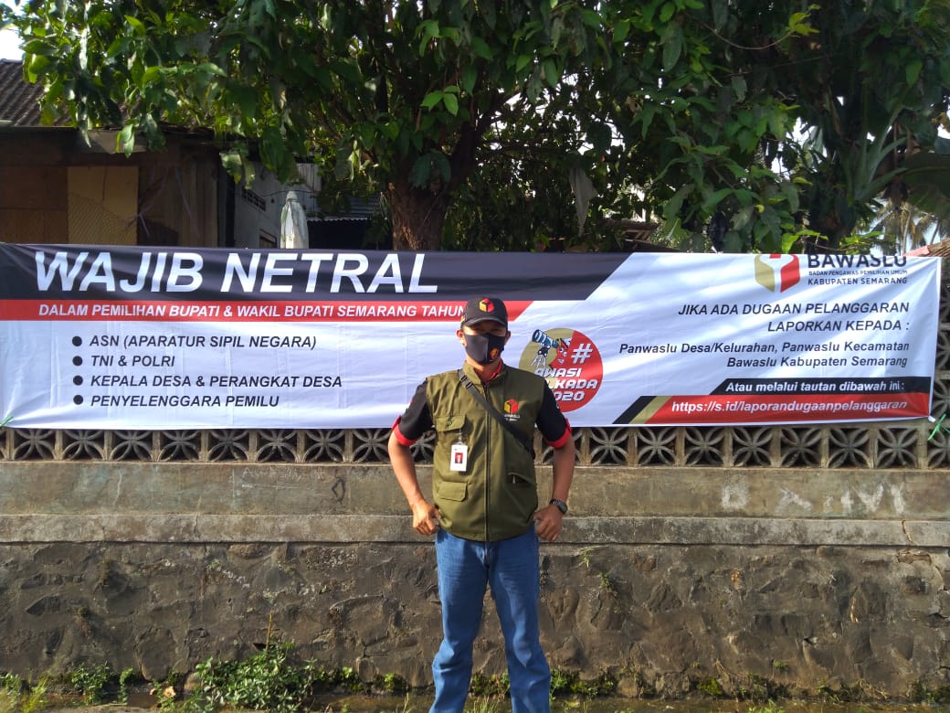 Maksimalkan Fungsi Pencegahan, Bawaslu Pasang Spanduk Pengawasan