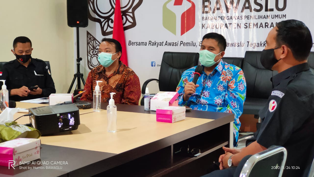 Kunjungan Kerja Komisi A DPRD Jawa Tengah di Bawaslu Kabupaten Semarang
