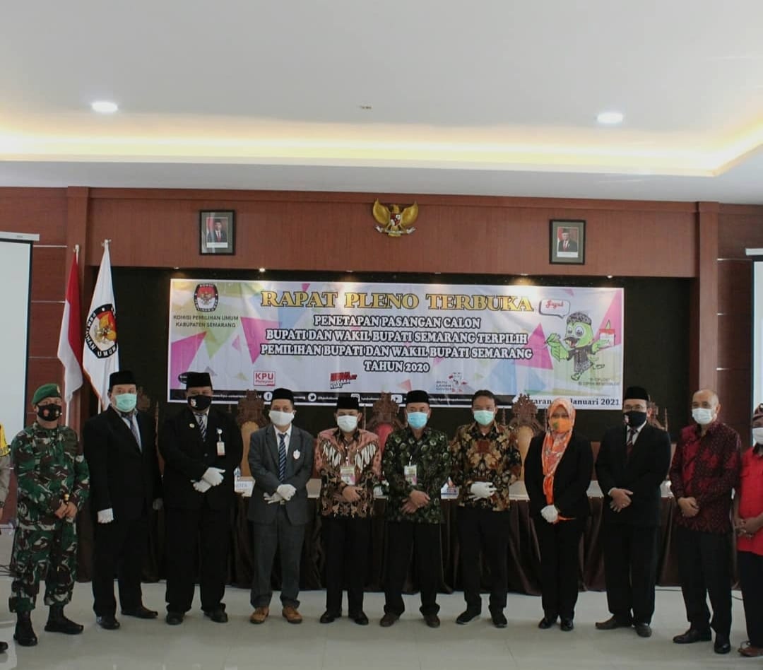 Bawaslu Awasi Penetapan Paslon Bupati dan Wakil Bupati Semarang Terpilih