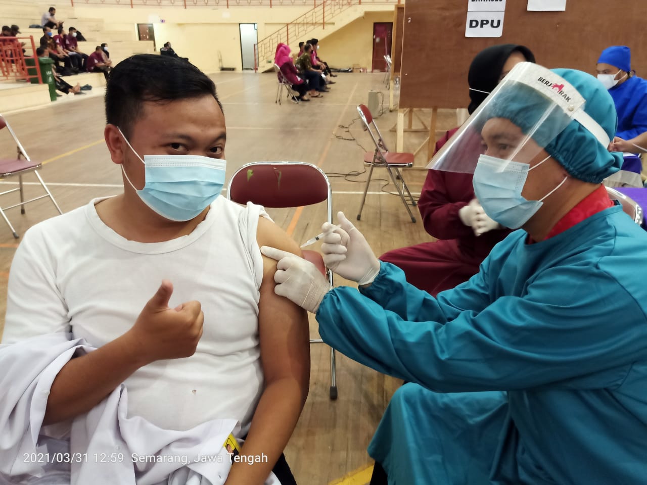 Seluruh anggota dan Sekretariat Bawaslu Kabupaten Semarang Jalani Vaksinasi Covid-19 ke-2