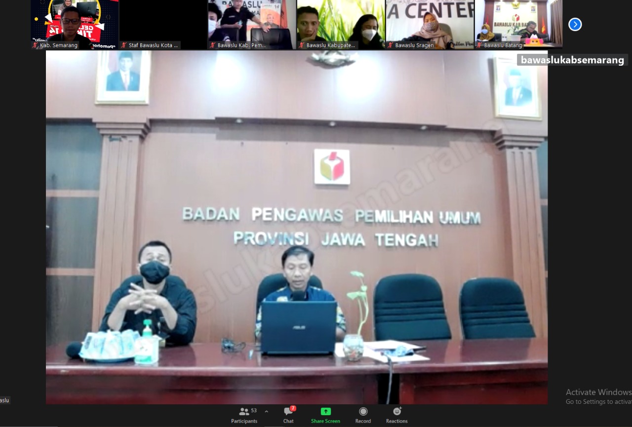 Rapat Daring Divisi Penyelesaian Sengketa