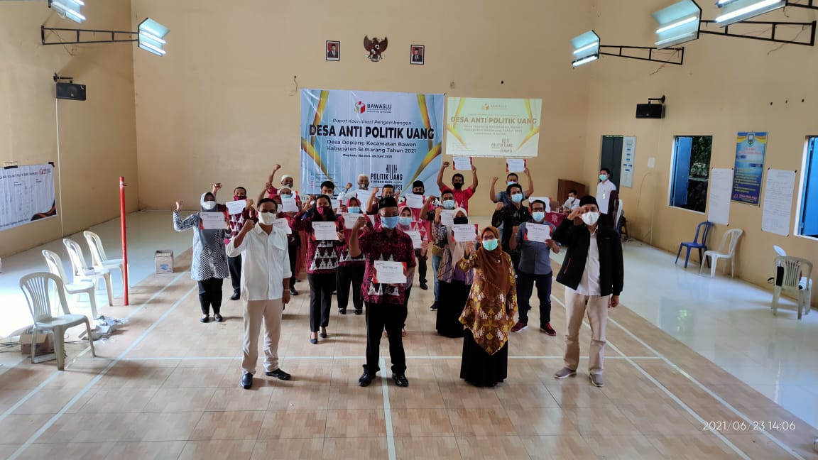 Forum Diskusi Anti Politik Uang Desa Doplang Terbentuk