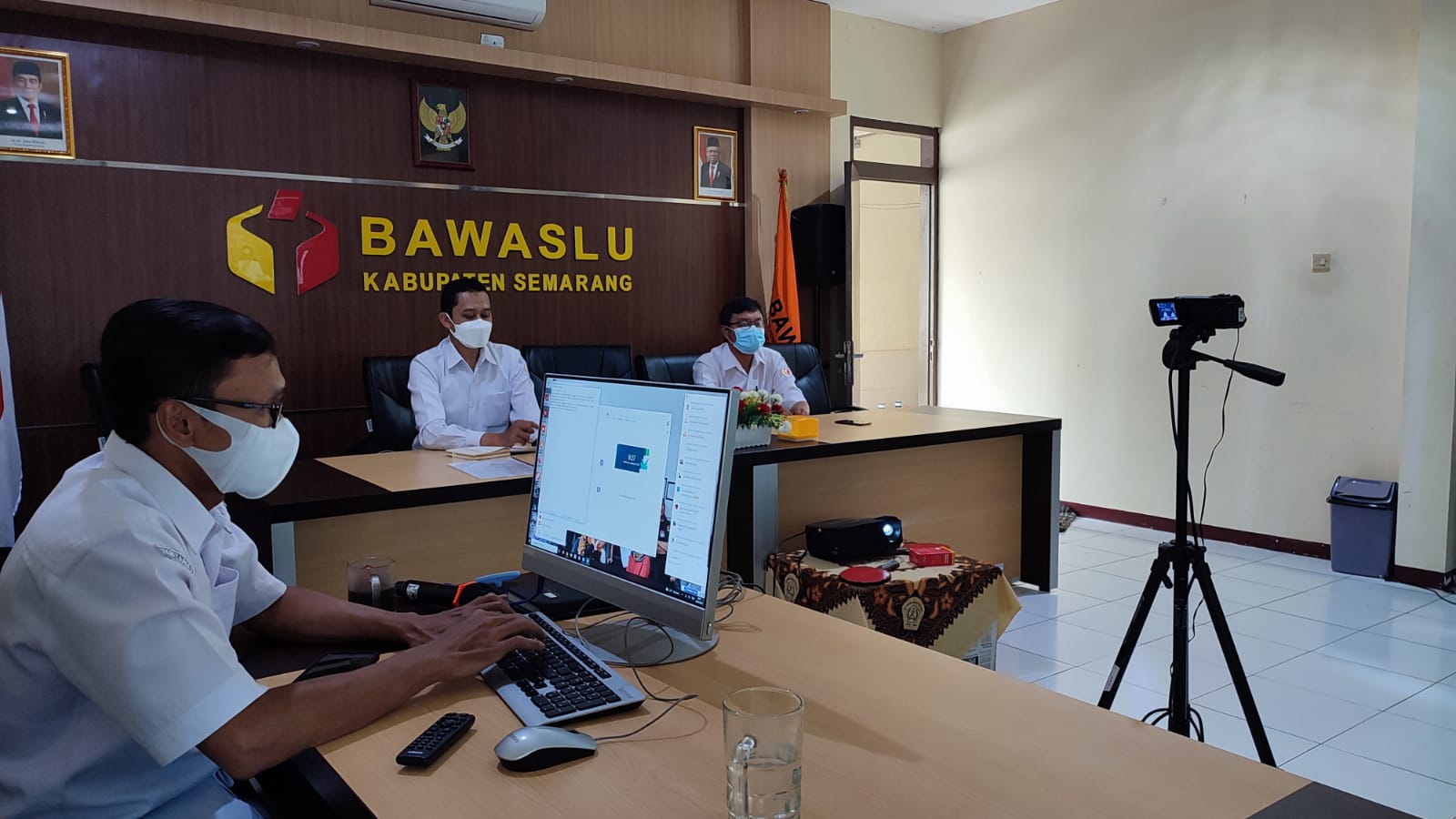 Bawaslu Ikuti Raker Penyelarasan dan Penyampaian Arah Kebijakan Divisi PHL Tahun 2022