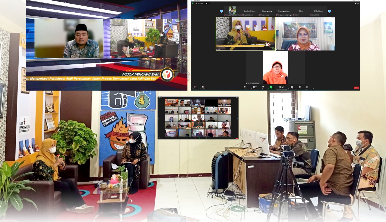 Webinar Pojok Pengawasan "Break the Bias dengan Memperkuat Partisipasi Aktif Perempuan dalam Proses Demokrasi yang adil dan Setara"