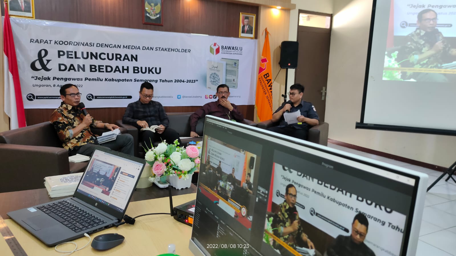 Peluncuran Buku "Jejak Pengawas Pemilu Kabupaten Semarang 2004-2023"