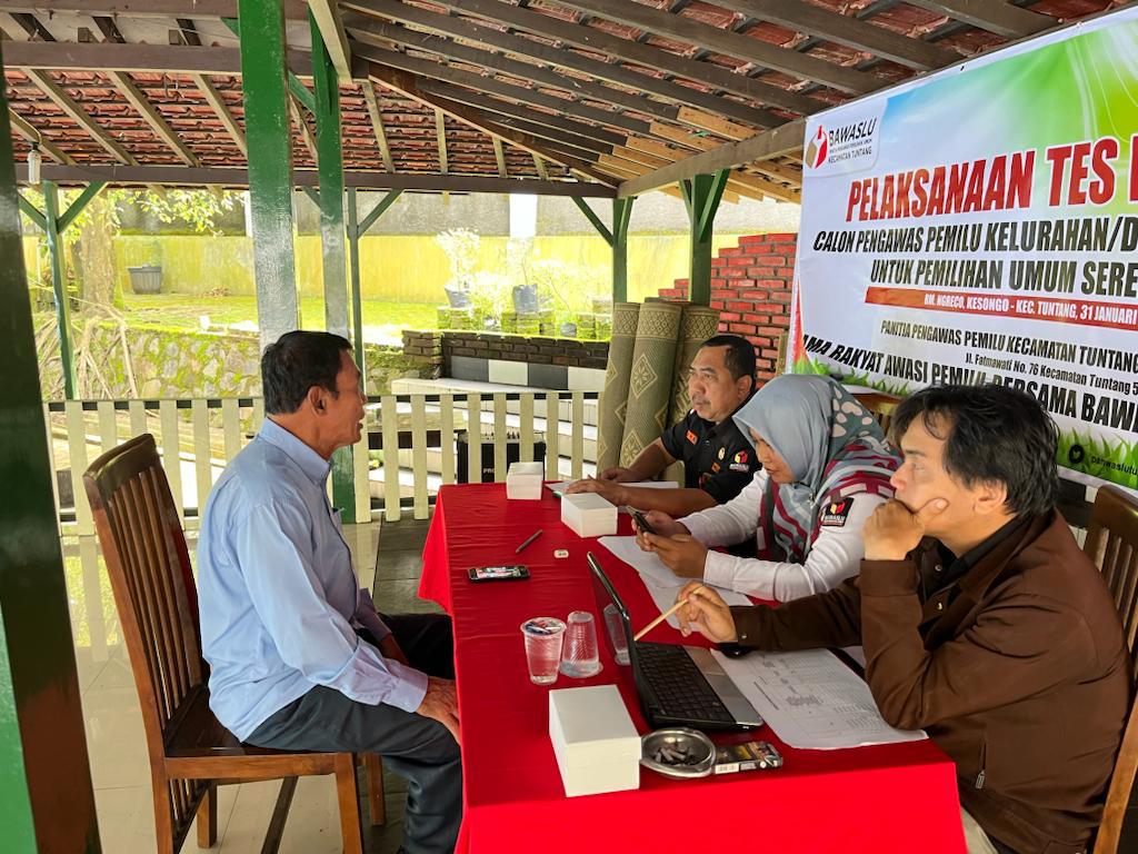 Tes Wawancara Calon PKD, Panwaslu Kecamatan Tuntang: Kami Harap Mendapatkan PKD Terbaik