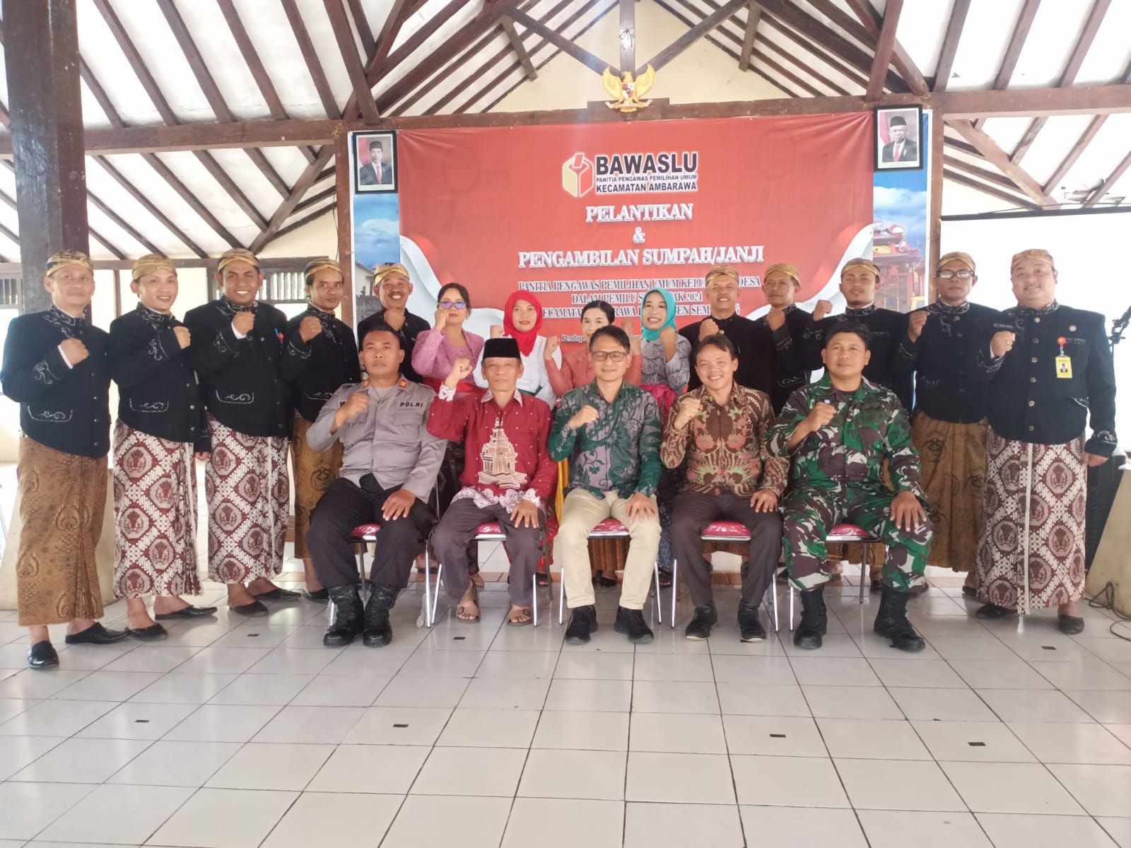 235 PKD se-Kabupaten Semarang Dilantik, Siap Awasi Pemilu