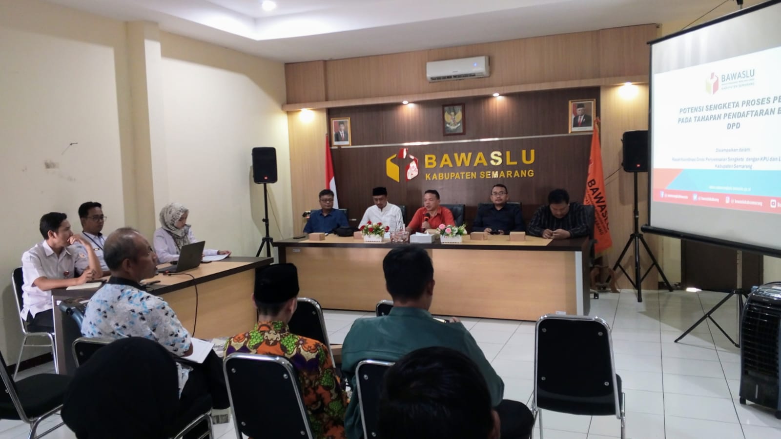 Sampaikan Potensi Sengketa Proses Tahapan Pencalonan Perseorangan DPD, Bawaslu Koordinasi dengan KPU dan Parpol.