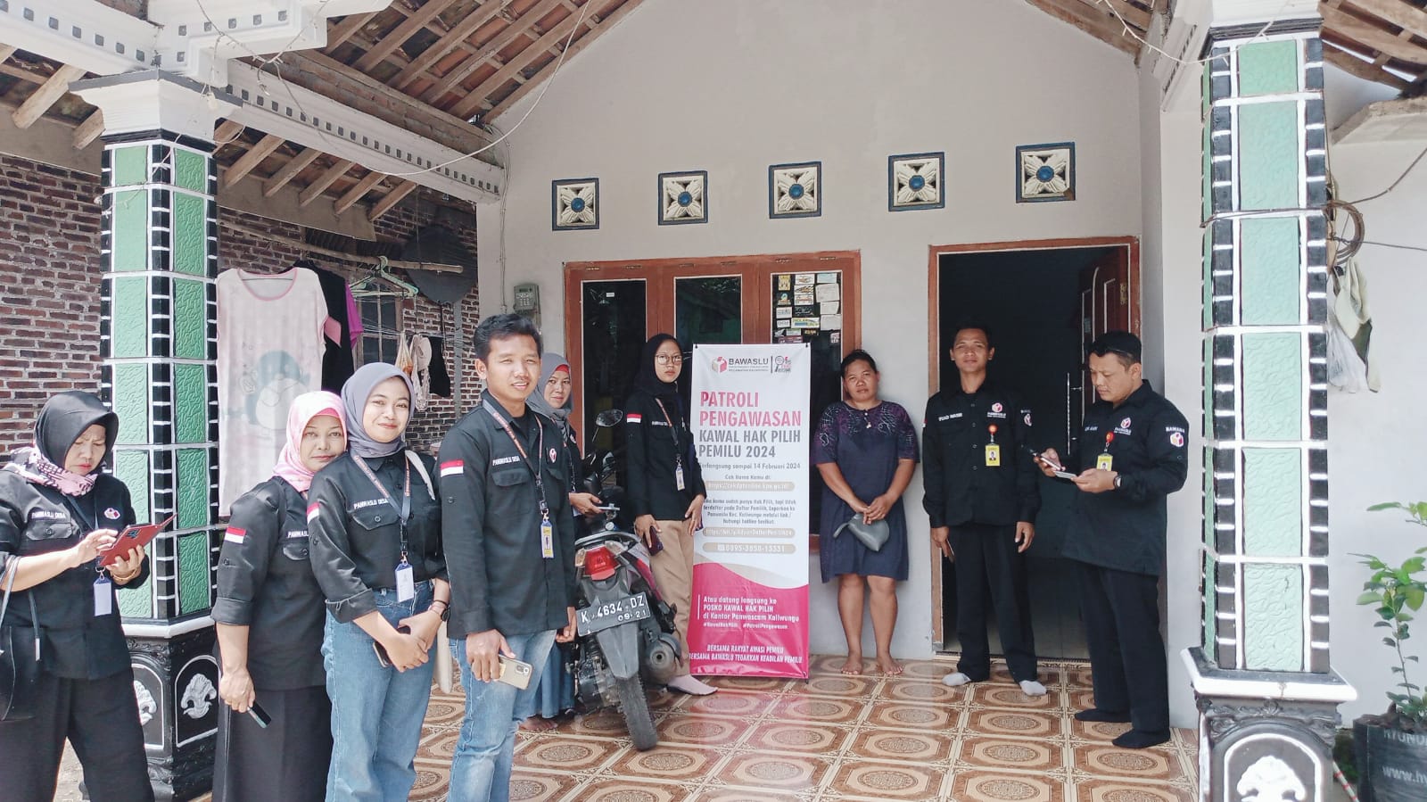 Sisir Wilayah Perbatasan, Panwascam Kaliwungu Temukan Ini