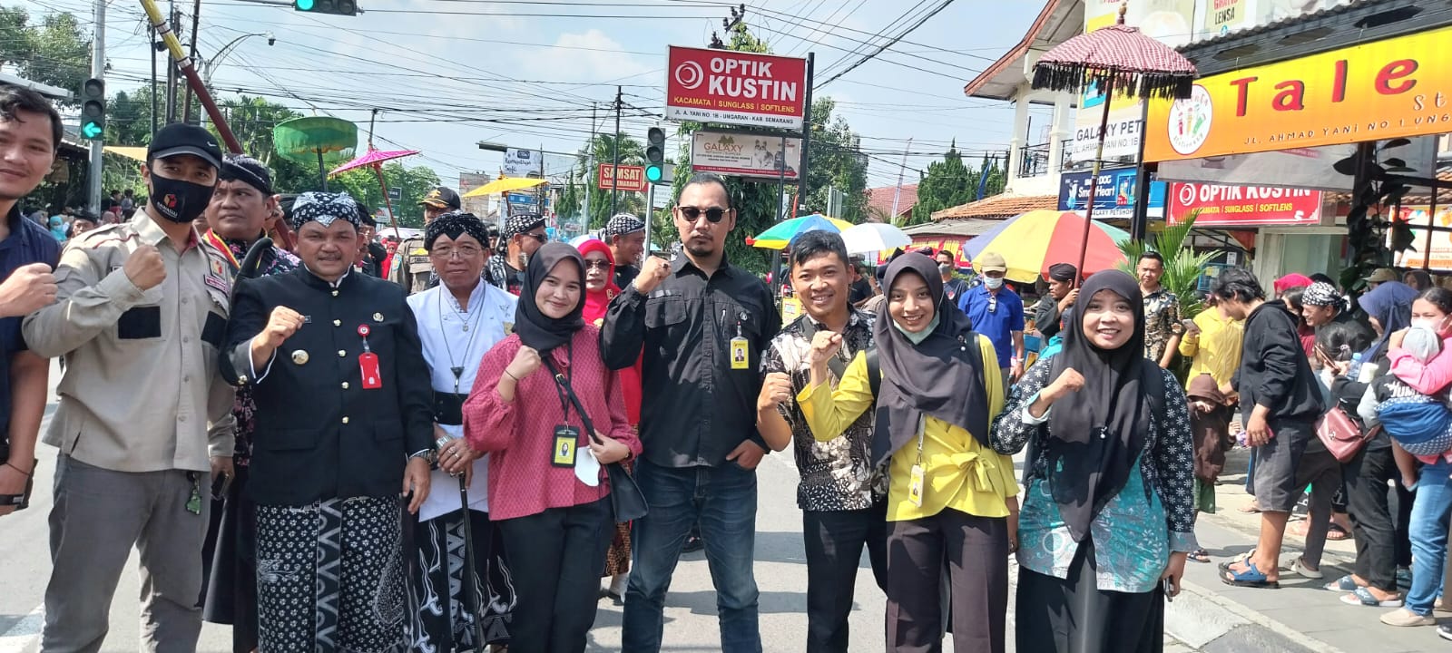 HUT Kabupaten Semarang, Panwascam Ungaran Barat Rayakan dengan Patroli Kawal Hak Pilih