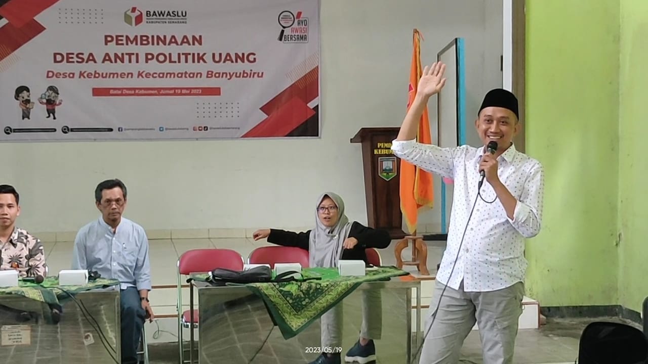 Kuatkan Peran Desa Anti Politik Uang, Bawaslu Adakan Pembinaan di Kebumen