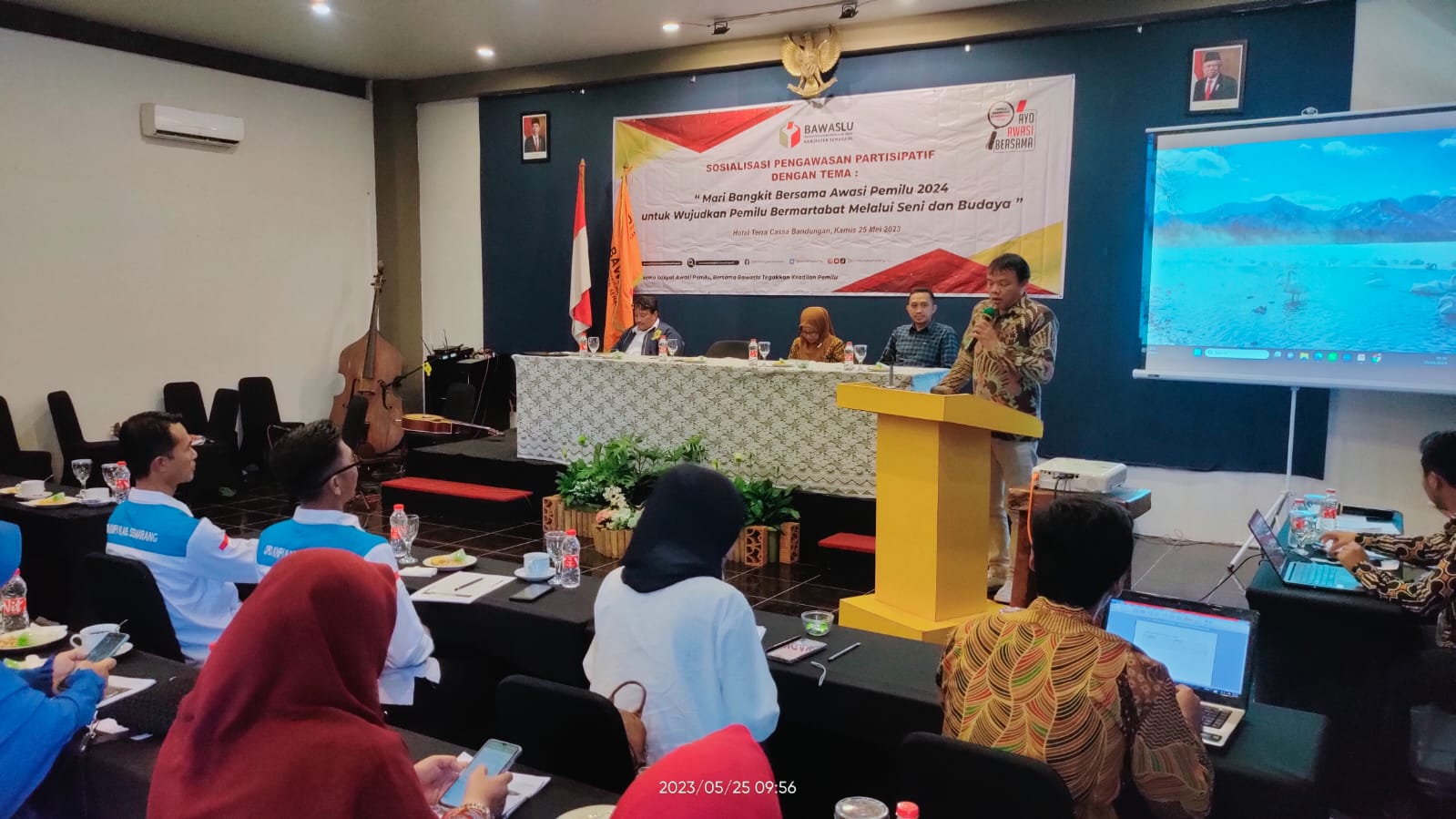 Bawaslu Kabupaten Semarang Menggandeng Kelompok Seni dan Budaya dalam Mengawasi Pemilu 2024