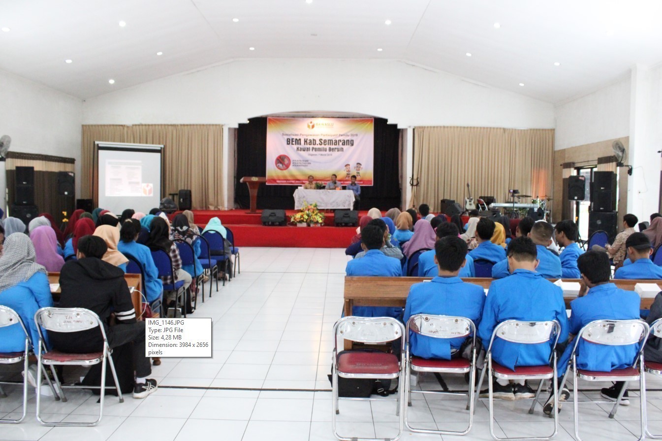 BEM Se Kab. Semarang, Kawal Pemilu Bersih