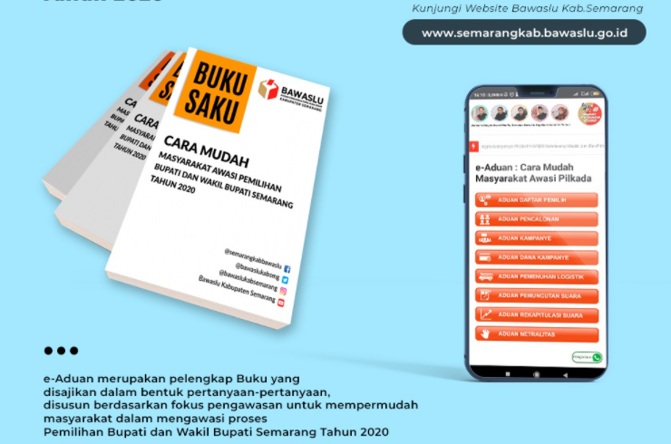 Tingkatkan Pengawasan Partisipatif Masyarakat, Bawaslu Sediakan Buku Saku dan Sistem e-Aduan