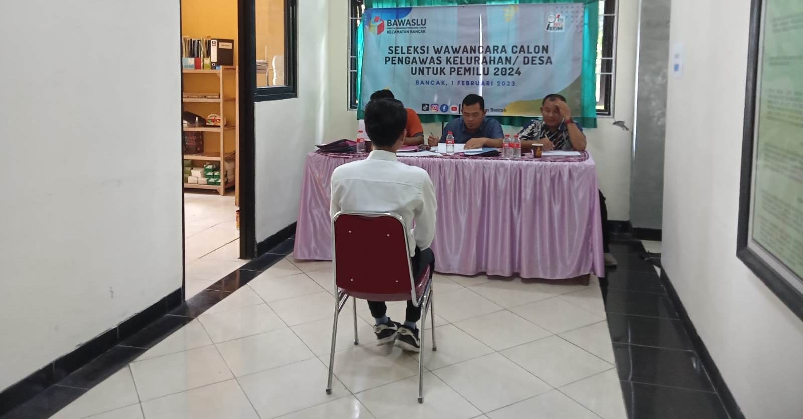 Tes Wawancara Seleksi Calon PKD Kecamatan Bancak, 26 Orang Hadir, 3 Orang Tanpa Keterangan