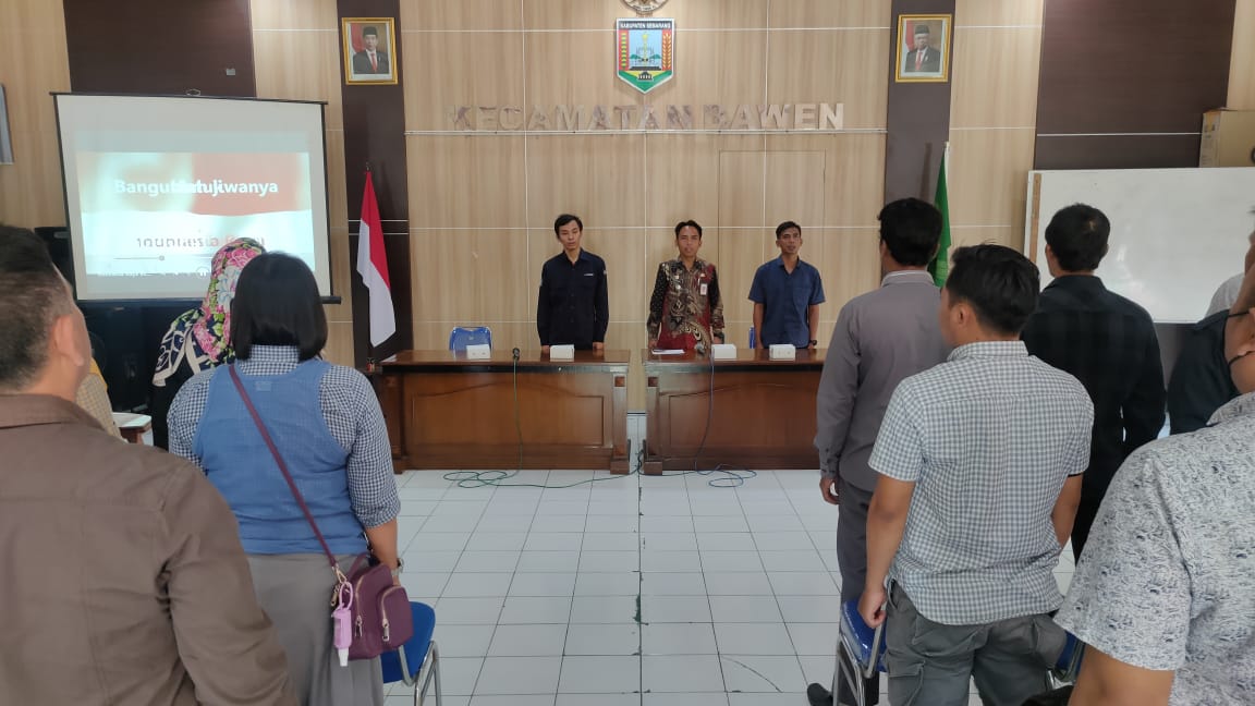 Rapat Koordinasi Kehumasan Dengan Media dan Panwaslu Kecamatan Se-Kabupaten Semarang di Aula Kecamatan Bawen, Sabtu 16 Desember 2023