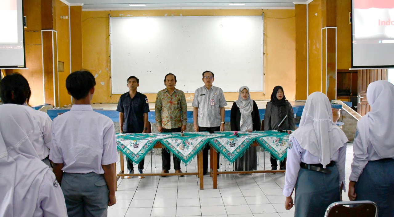 Kegiatan Bawaslu Goes to School di SMA N 1 Ungaran, Selasa 12 Agustus 2025