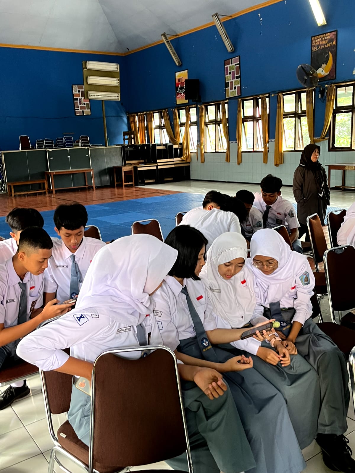 Uji Petik Pemilih Pemula di SMA N 1 Ungaran, Selasa 12 Agustus 2025