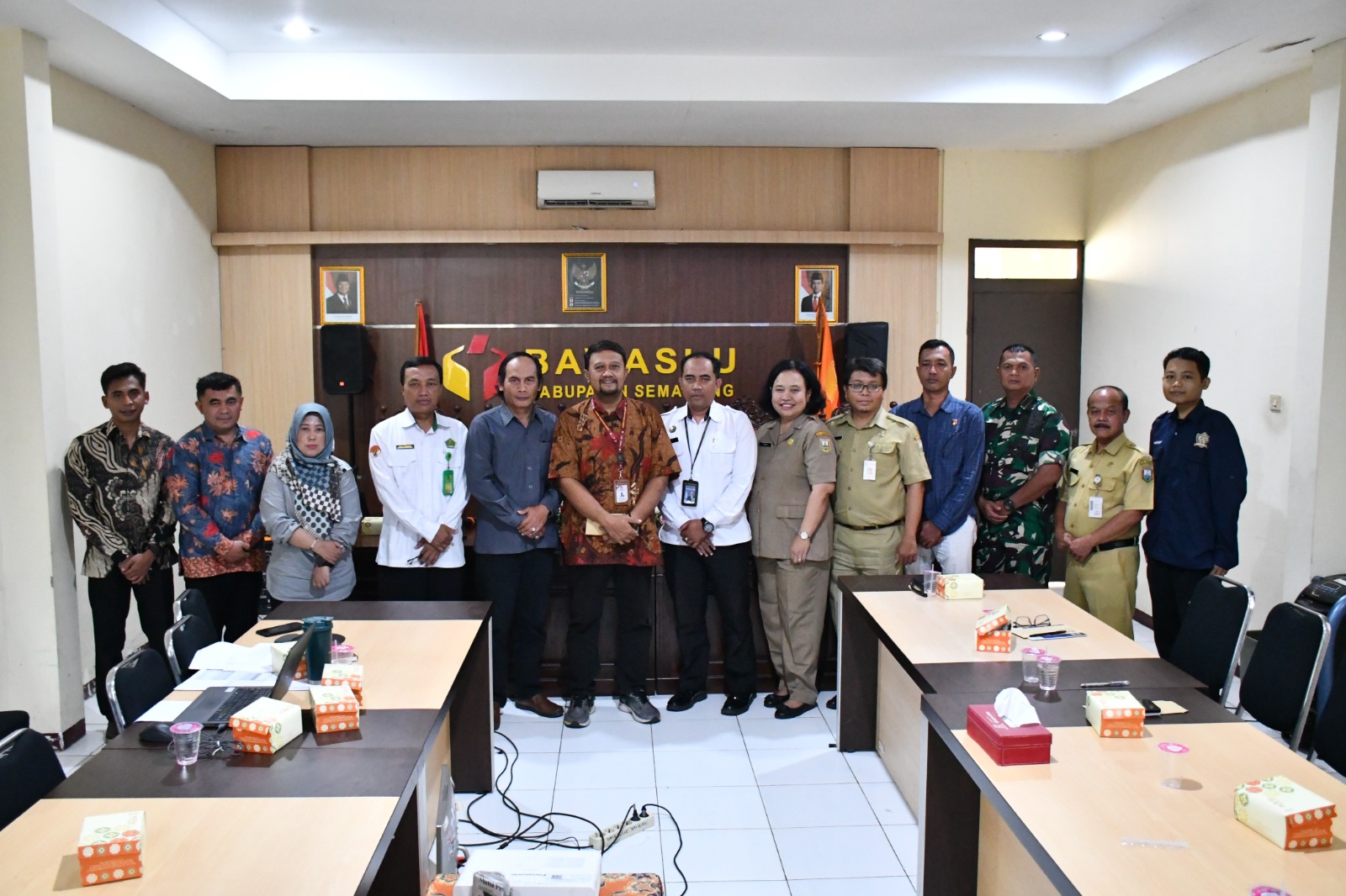 Sinergi Bawaslu Kabupaten Semarang Dalam Rapat Koordinasi Dengan  Stakeholder Menjelang Pleno PDPB Triwulan III Tahun 2025 pada Selasa, 30 September 2025