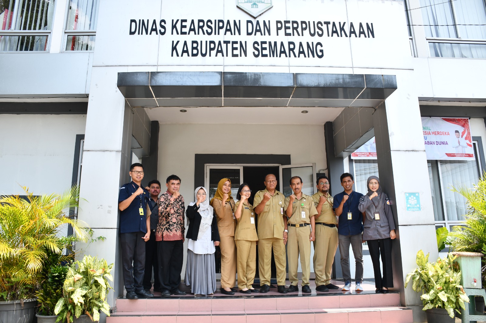 Audiensi Bawaslu Kabupaten Semarang ke Dinas Kearsipan dan Perpustakaan Kabupaten Semarang, Selasa 21 Oktober 2025