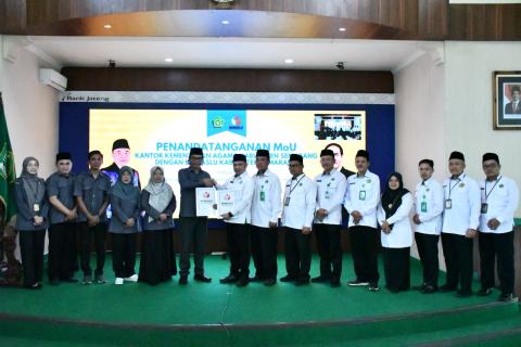 Bawaslu Kabupaten Semarang dan Kemenag Kabupaten Semarang sepakat jalin kerjasama melalui Nota Kesepahaman