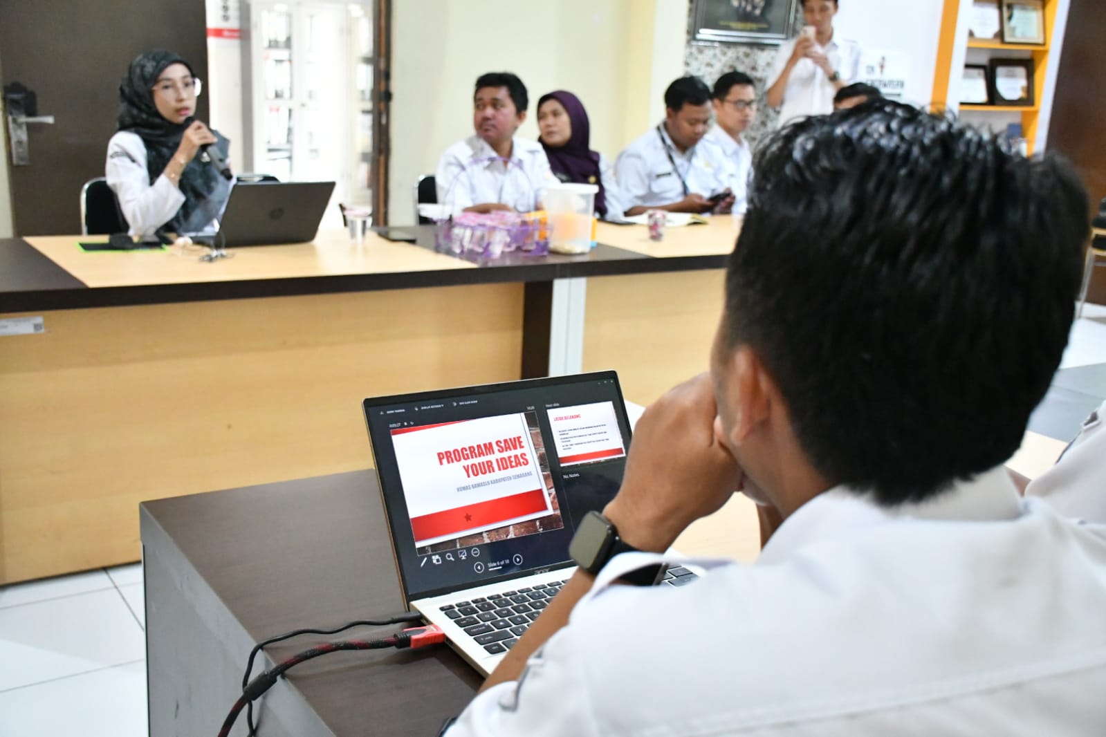 Kegiatan Rabu Smart "Peningkatan Kehumasan" di Kantor Bawaslu Kabupaten Semarang, Rabu 28 Januari 2026