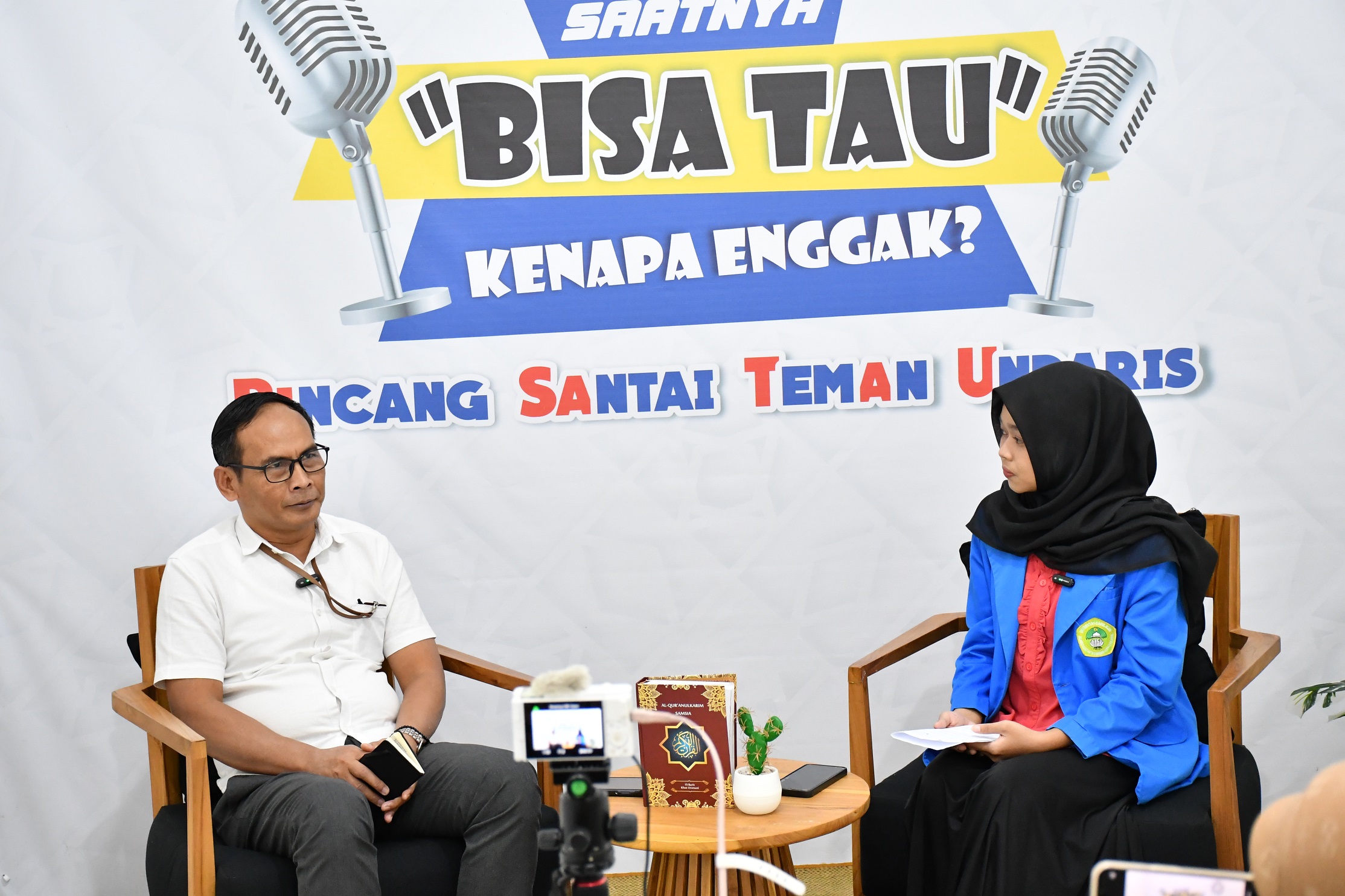 Agus Riyanto saat menjadi narasumber dalam kegiatan siniar di UNDARIS, Selasa 3 Maret 2026