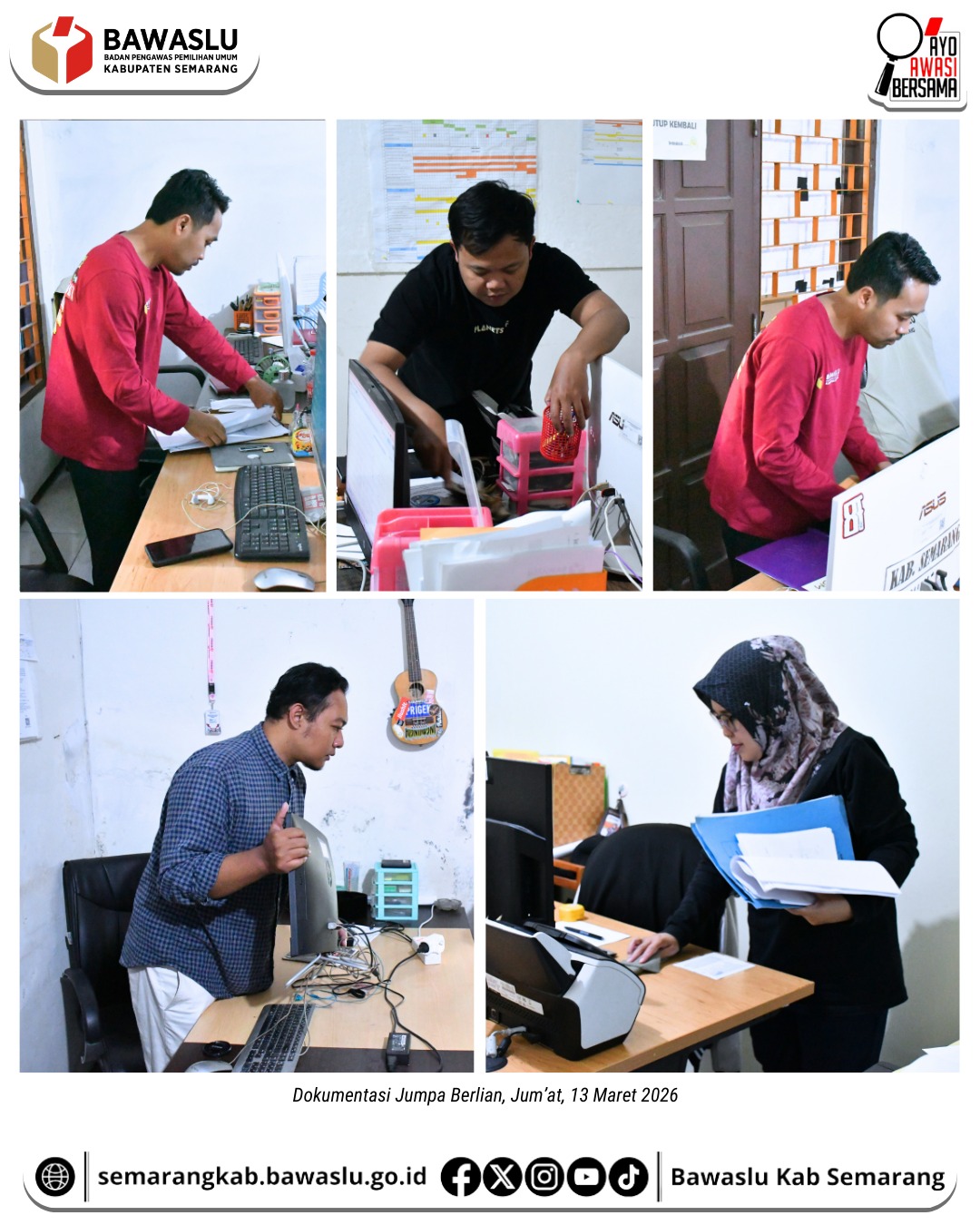 Kompilasi dokumentasi kegiatan Jumpa Berlian pada Jum'at, 13/03/2026.