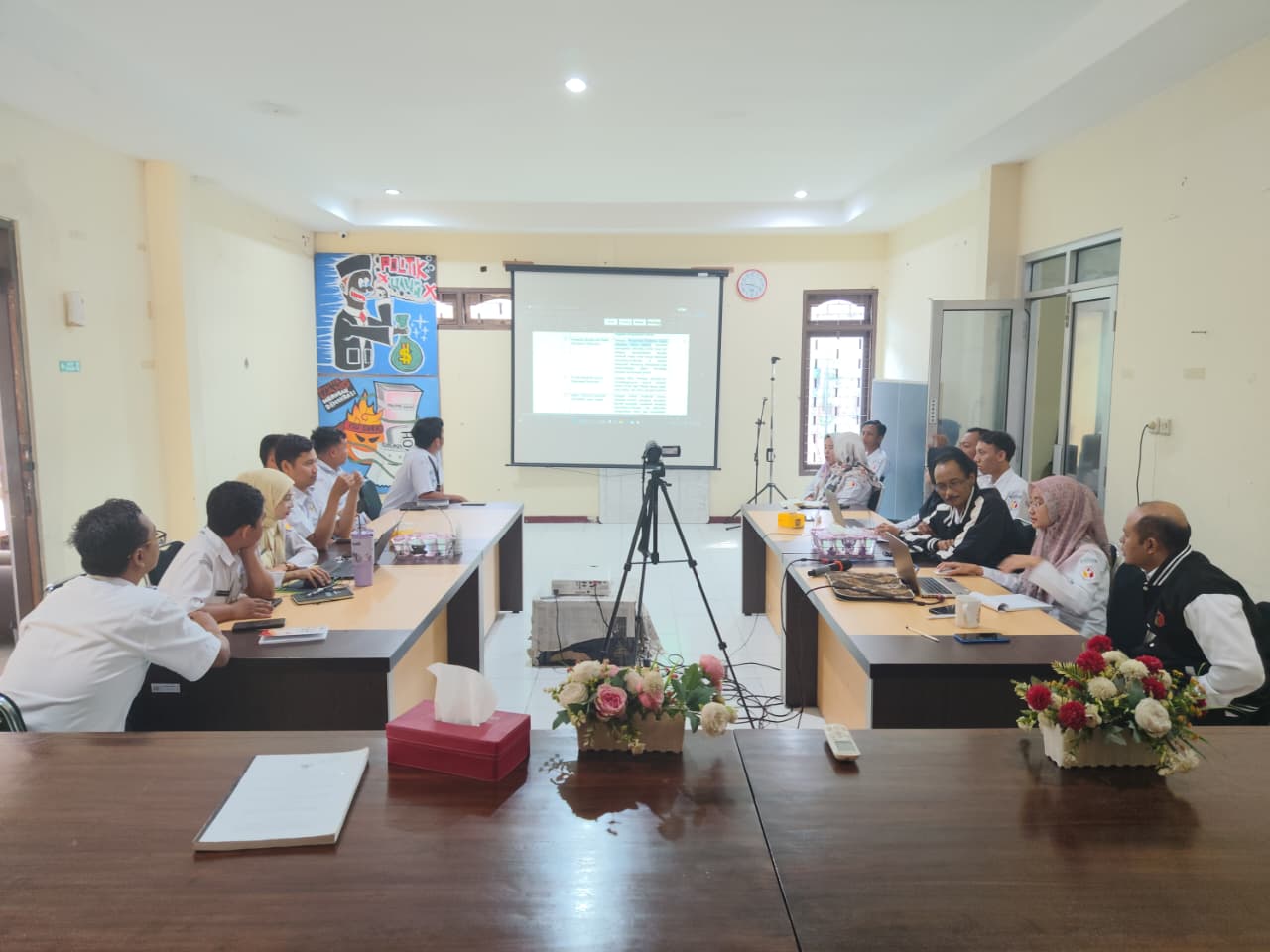 Rapat Sistem Pengendalian Intern Pemerintah (SPIP) yang diikuti oleh anggota Satgas SPIP Bawaslu Kabupaten Semarang, Rabu (24/6/2026).