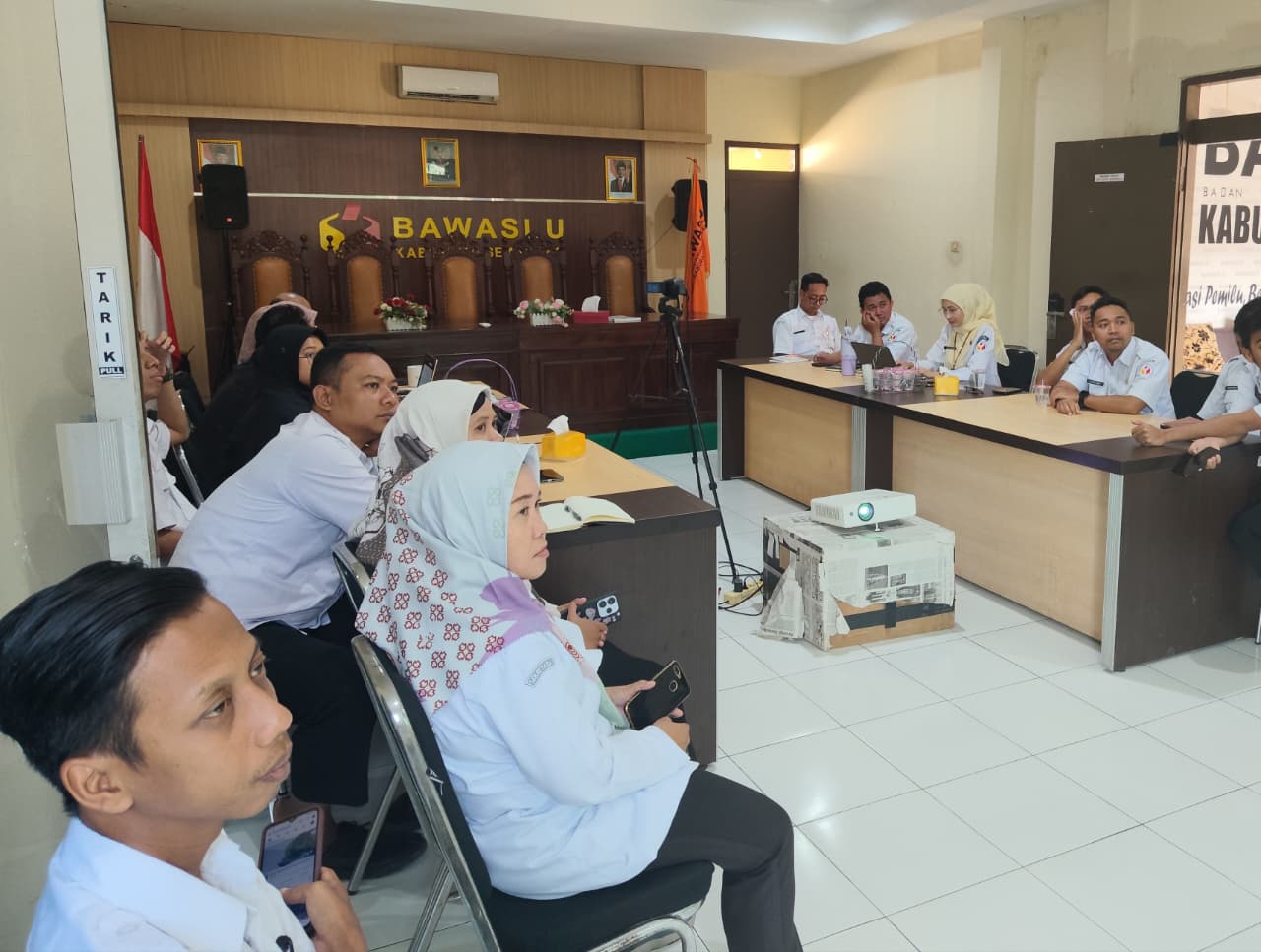 Rapat Pengisian Kertas Kerja Penilaian Mandiri Maturitas Sistem Pengendalian Intern Pemerintah (SPIP) dan Penyusunan Dokumen Manajemen Risiko pada Rabu (24/6/2026),