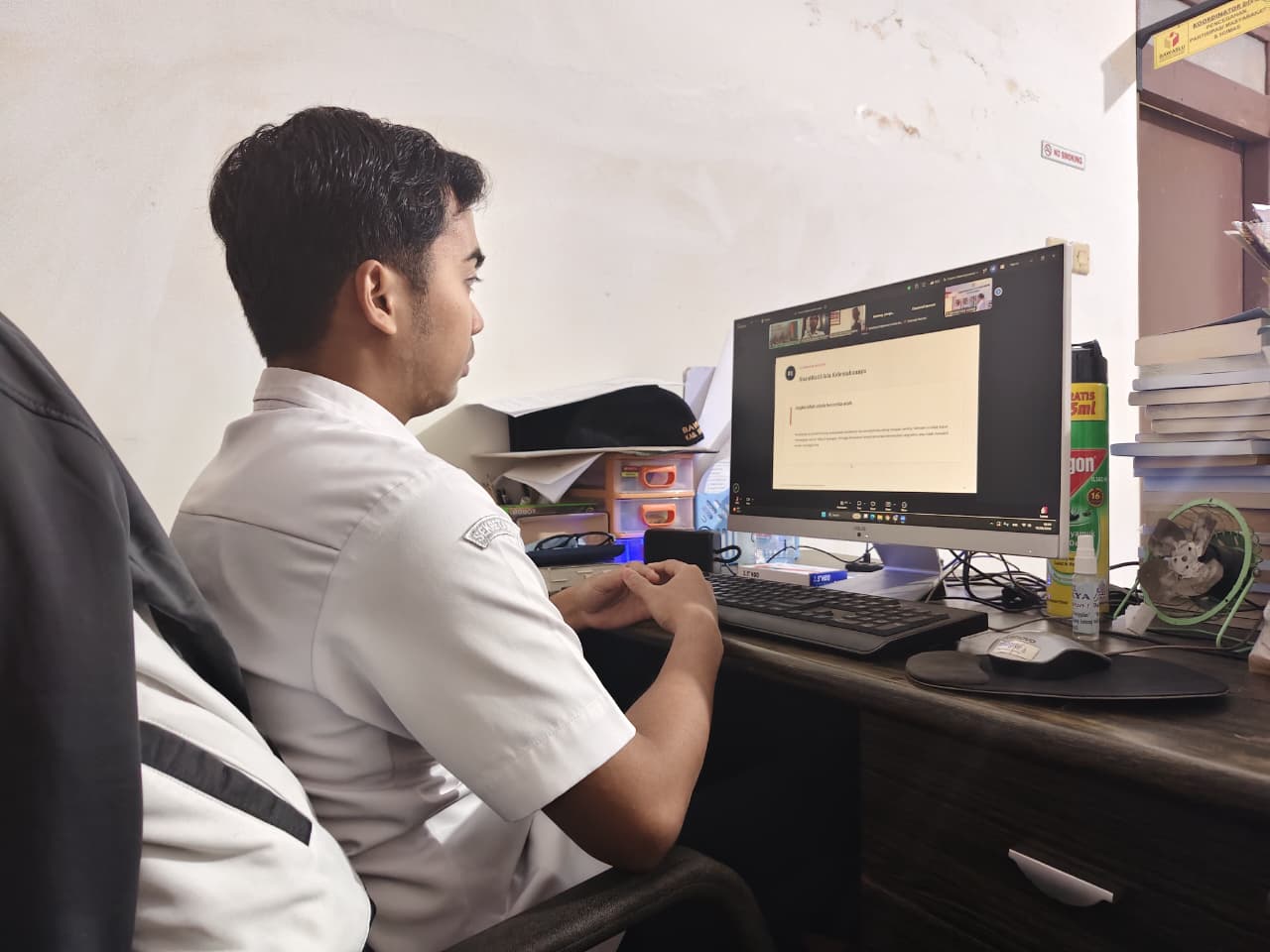 Bawaslu Kabupaten Semarang mengikuti kegiatan Sosialisasi Model Evaluasi dan Pengumpulan Data Pendukung Evaluasi IKP Tahun 2026, Rabu 5 Agustus 2026
