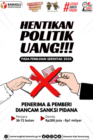 Hentikan Politik Uang