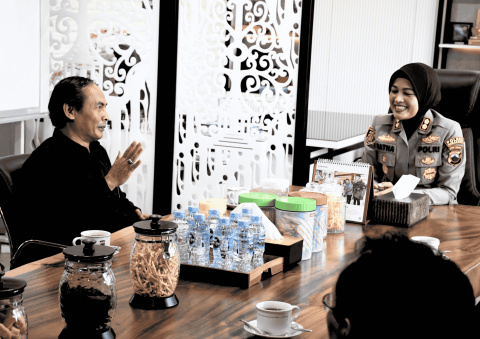 Ketua Bawaslu dan Kapolres Kabupaten Semarang