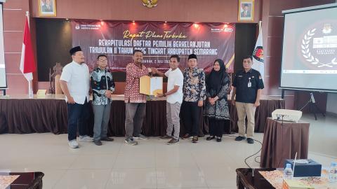 Penyampaian Berita Acara PDPB Triwulan II