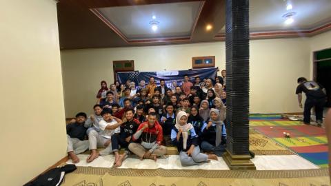 Suasana pasca pelaksanaan pendidikan politik di Desa Payungan, Kecamatan Kaliwungu, Kabupaten Semarang, Sabtu 23 Agustus 2025