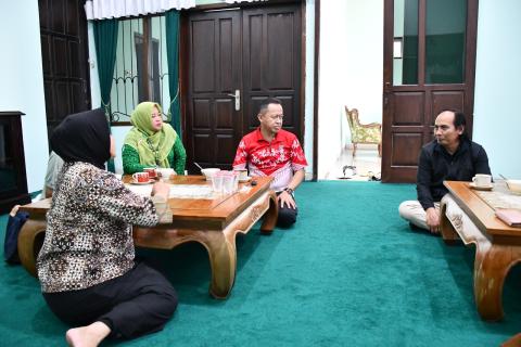 Ketua Bawaslu Kabupaten Semarang Agus Riyanto dalam audiensi Bawaslu Kabupaten Semarang ke Kwarcab Semarang di Rumah Dinas Wakil Bupati Semarang, Jum'at 7 November 2025